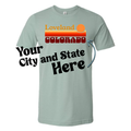 Your Destination Retro Sunset | Vintage Style Shirt Unisex , , , Long Sleeve Tee