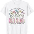 Great Grandpa of The Little Wildflower Birthday Girl Floral Unisex , , , Long Sleeve Tee