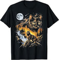 Tortoiseshell Cat Howling at Moon Funny Cat Meme Women Men Unisex , , , Long Sleeve Tee