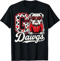 Bulldog Go Dawgs Men Women Kids Boys Youth Girls Teen Unisex , , , Long Sleeve Tee