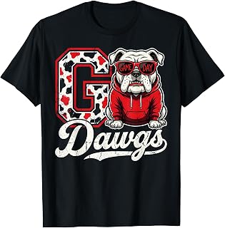 Bulldog Go Dawgs Men Women Kids Boys Youth Girls Teen Unisex , , , Long Sleeve Tee