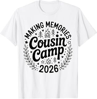 Funny Cousin Camp 2026 Bestie Best Friend Matching BFF Unisex , , , Long Sleeve Tee