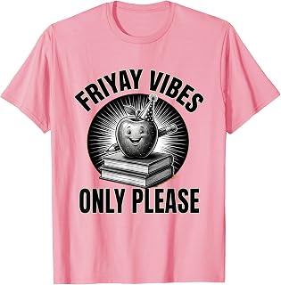 Friyay Vibes Only Please Teacher Design Unisex , , , Long Sleeve Tee