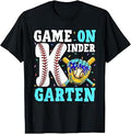 Back to School Kindergarten Baseball Drip Ice Cream Boys Unisex , , , Long Sleeve Tee