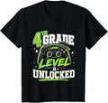 First Day of 4th Grade Boys Gaming Back to School 4th Grade Unisex , , , Long Sleeve Tee