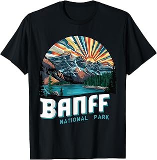 Vintage Lake Louise Banff National Park Canada Alberta Unisex , , , Long Sleeve Tee