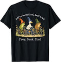 Vintage Off to Be Radical Left Scum Funny Frog Duck Toad Unisex , , , Long Sleeve Tee