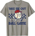 Baseball Take Me Out to The Ball Game Retro Men Boys Kids Unisex , , , Long Sleeve Tee