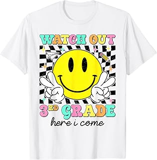 Back to School Watch Out Third 3rd Grade Here I Come Unisex , , , Long Sleeve Tee
