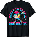 Ready to Tackle 2nd Grade First Day of School Baseball Boys Unisex , , , Long Sleeve Tee