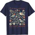 His Mercies are New Every Morning Christian Birds Floral Unisex , , , Long Sleeve Tee