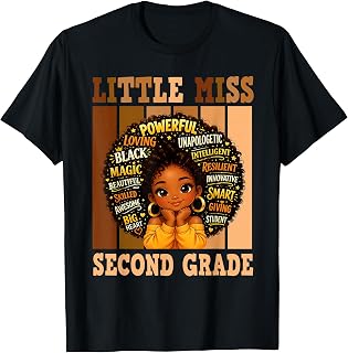 2nd Grade Black Girls Back to School Second Grade Melanin Unisex , , , Long Sleeve Tee
