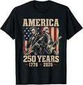 Abe Lincoln George Washington Guitar 250th Anniversary USA Unisex , , , Long Sleeve Tee