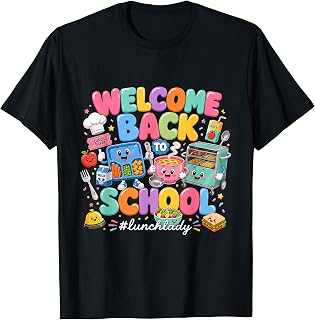 Welcome Back to School Lunch Lady Funny Cafeteria Squad Art Unisex , , , Long Sleeve Tee