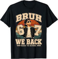 Bruh We Back 6 7 Meme Six Seven Funny Back to School Boy Kid Unisex , , , Long Sleeve Tee