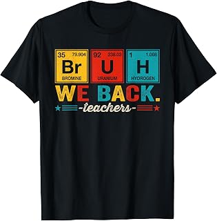 Bruh We Back Back to School Retro Funny Teachers Students Unisex , , , Long Sleeve Tee