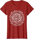 Gothic Black Rose Eye Illustration Unisex , , , Long Sleeve Tee