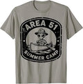 Funny Alien Area 51 Camping Disclosure UFO UAP Unisex , , , Long Sleeve Tee