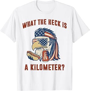 What The Heck is A Kilometer Mullet Eagle Unisex , , , Long Sleeve Tee