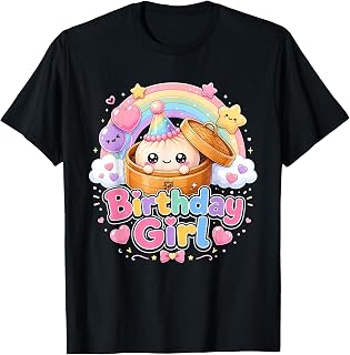 Cute Dumpling Kawaii Pastel Anime Dumpling Lovers Kids Girls Unisex , , , Long Sleeve Tee