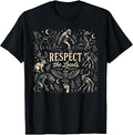 Respect The Locals Cryptids Folklure Funny Bigfoot Alien Unisex , , , Long Sleeve Tee