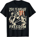 Abraham Lincoln Playing Guitar 4th of July 250th Anniversary Unisex , , , Long Sleeve Tee
