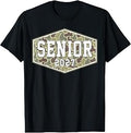 Retro Camo Senior Class of 2027 Graduation Unisex , , , Long Sleeve Tee
