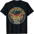 Big Bend National Park Texas Vintage Night Yucca Desert Badg Unisex , , , Long Sleeve Tee