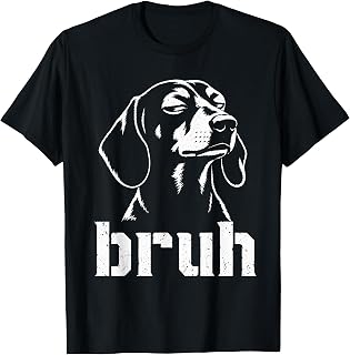 Bruh Funny Dachshund Meme Graphic Dog Mom Dachshund Lovers Unisex , , , Long Sleeve Tee