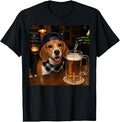 Beagle Drinking Beer Funny Dog Meme Unisex , , , Long Sleeve Tee