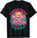 Christmas in July Flamingo Squad Beach Sunset Unisex , , , Long Sleeve Tee