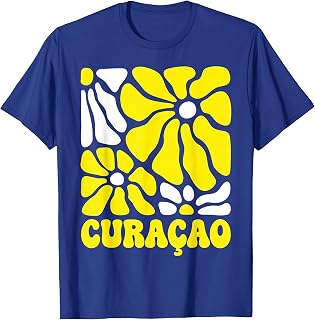 Curacao Floral Boho Flowers Cute Groovy Curacaoan Girl Unisex , , , Long Sleeve Tee