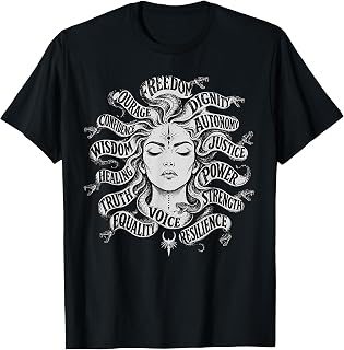Medusa Feminine Power Snake Wisdom Equality Goth Women Unisex , , , Long Sleeve Tee