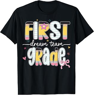 1st Grade Dream Team Back to School Teacher Student Kids Unisex , , , Long Sleeve Tee