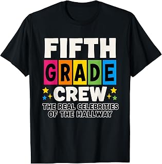 Fifth Grade Teacher Gifts Kid 5th Grade Team Back to School Unisex , , , Long Sleeve Tee