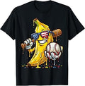 Funny Baseball Drip American Flag Boys Kids Youth Unisex , , , Long Sleeve Tee
