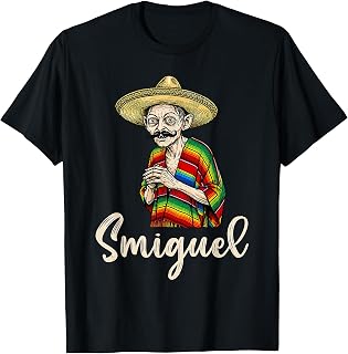 Smiguel Mexican Sombrero Funny Mexican Culture Mashup Unisex , , , Long Sleeve Tee