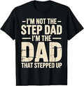 Funny Stepdad Art for Men Boy Step Father Stepfather Stepdad Unisex , , , Long Sleeve Tee