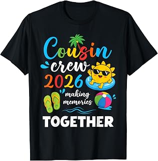 Cousin Crew 2026 Summer Family Vacation Reunion Trip Beach Unisex , , , Long Sleeve Tee