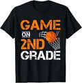Funny Game On Second Grade Basketball Back to School Kids Unisex , , , Long Sleeve Tee