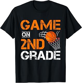 Funny Game On Second Grade Basketball Back to School Kids Unisex , , , Long Sleeve Tee