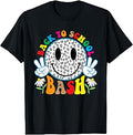 Cute Leopard Smile Face Back to School Bash Teacher Student Unisex , , , Long Sleeve Tee