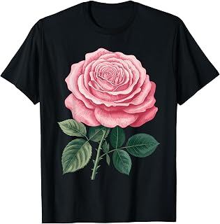 Funny Rose Art for Men Women Kids Red Rose Florist Lovers Unisex , , , Long Sleeve Tee