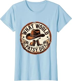 What Would Patsy Do? Vintage Cowboy Design Unisex , , , Long Sleeve Tee