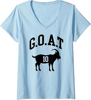 Women's Argentina Goat 10 V-Neck Unisex , , , Long Sleeve Tee