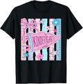 Striped Floral Pennant Flag Back to School Kindergarten Kids Unisex , , , Long Sleeve Tee
