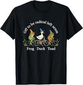 Funny Off to Be Radical Left Scum Frog Duck Toad Unisex , , , Long Sleeve Tee