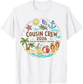 Cousin Crew 2026 Summer Beach Vacation Trips Family Matching Unisex , , , Long Sleeve Tee