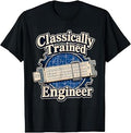 Classically Trained Engineer Slide Rule Unisex , , , Long Sleeve Tee