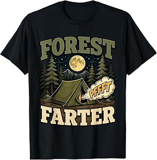 Camping Forest Farter Tent Humor Unisex , , , Long Sleeve Tee